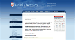 Desktop Screenshot of dolnichvatliny.cz