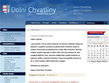 Tablet Screenshot of dolnichvatliny.cz